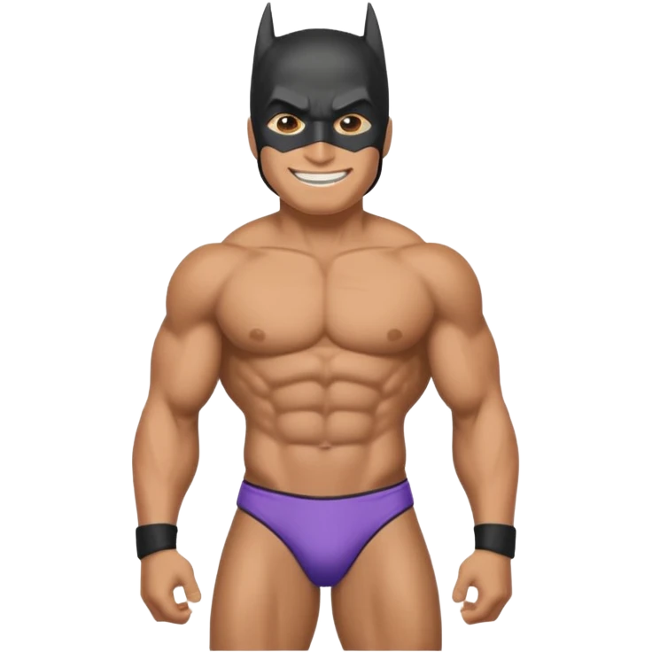 Batman in a bikini  emoji