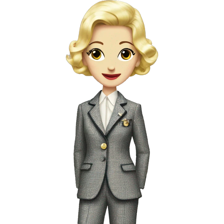 vintage chanel suit  emoji