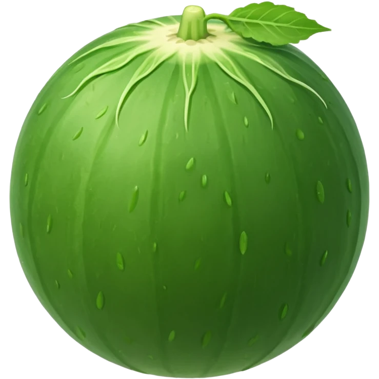 Cucumber on a ball emoji