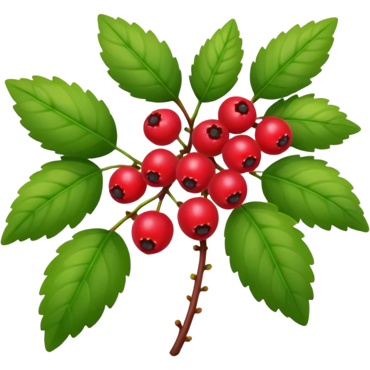 berry bush emoji