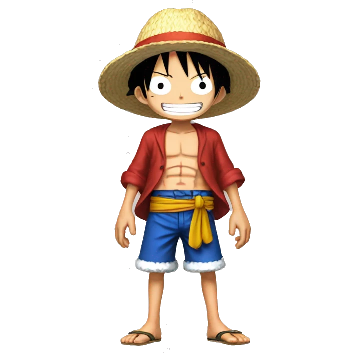 Luffy in one piece emoji