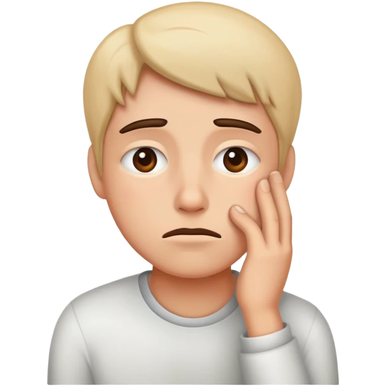 tired emoji