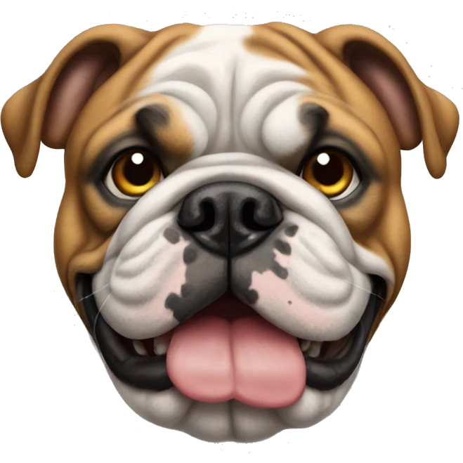 English bulldog  emoji