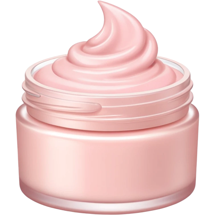 Aesthetic skincare light pink emoji