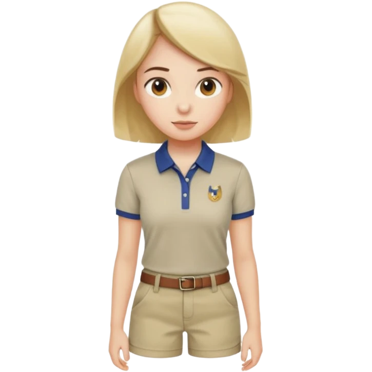 Preppy chica emoji