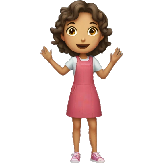 A girl opening the door  emoji