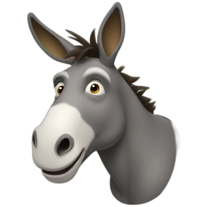 Donkey from Shrek emoji