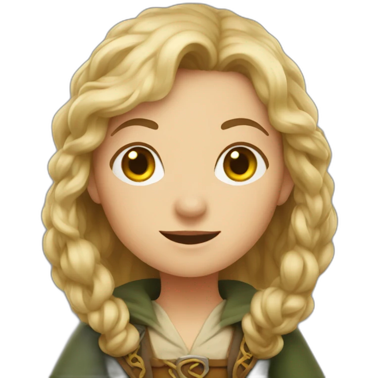 female hobbit emoji