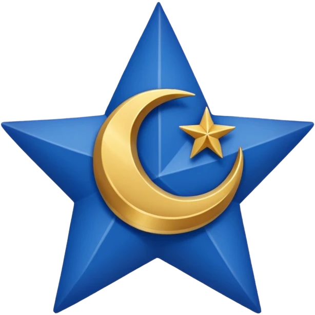 Türk Devletleri Teşkilatı (TDT) veya eski adıyla Türk Dili Konuşan Ülkeler İşbirliği Konseyi (Türk Konseyi) bayrağı ile emoji emoji