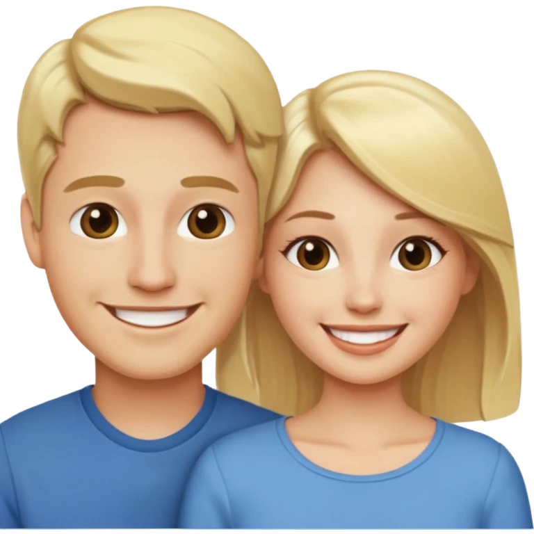 phone wallpaper with blonde couple as wallpaper emoji