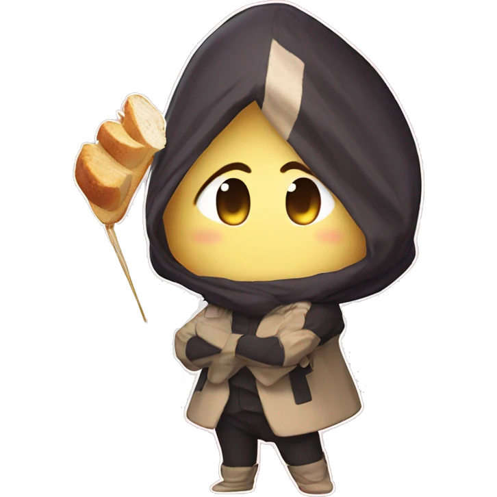  Konoobi Vtuber dressed in a toast costume
 emoji