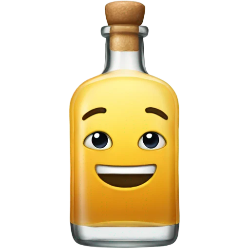 Dancing tequila bottle emoji
