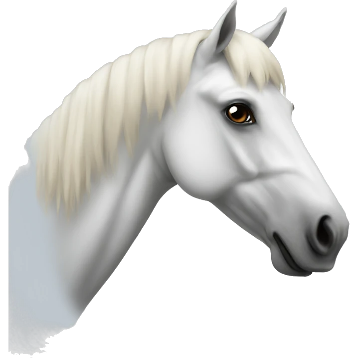 White horse emoji