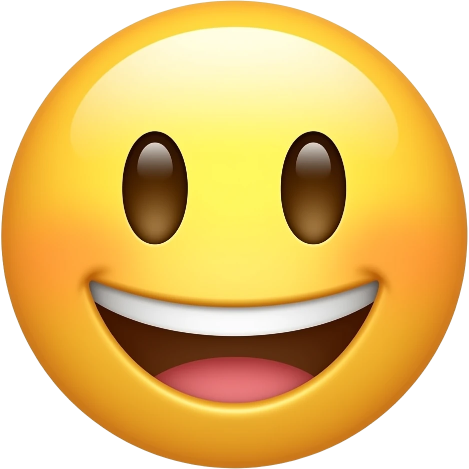 Yellow smiley emoji with good morning breakfast emoji