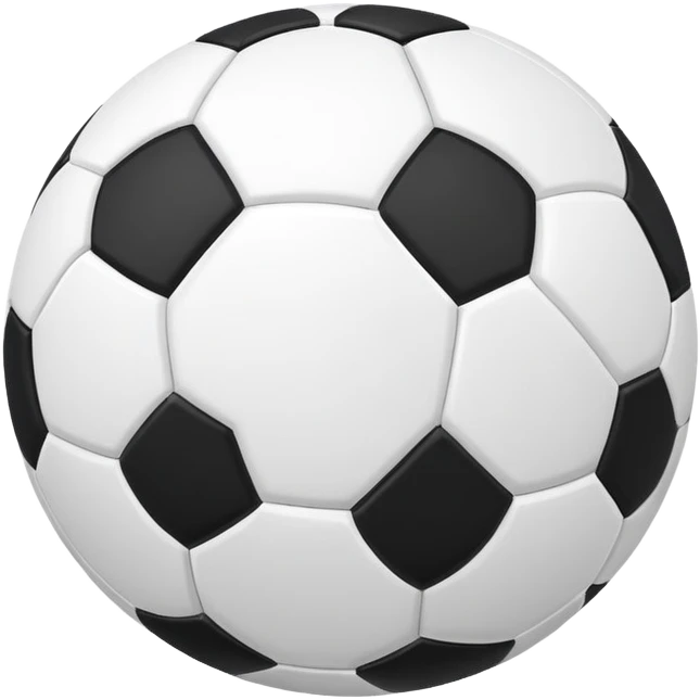 Soccer ball happy emoji