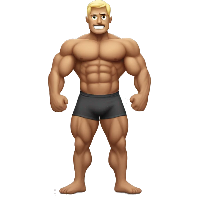 Muscle man  emoji