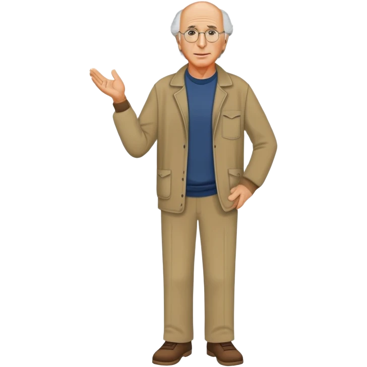 Larry David full body emoji