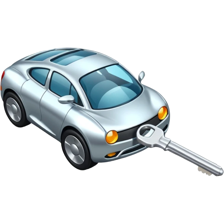 futuristic car key emoji