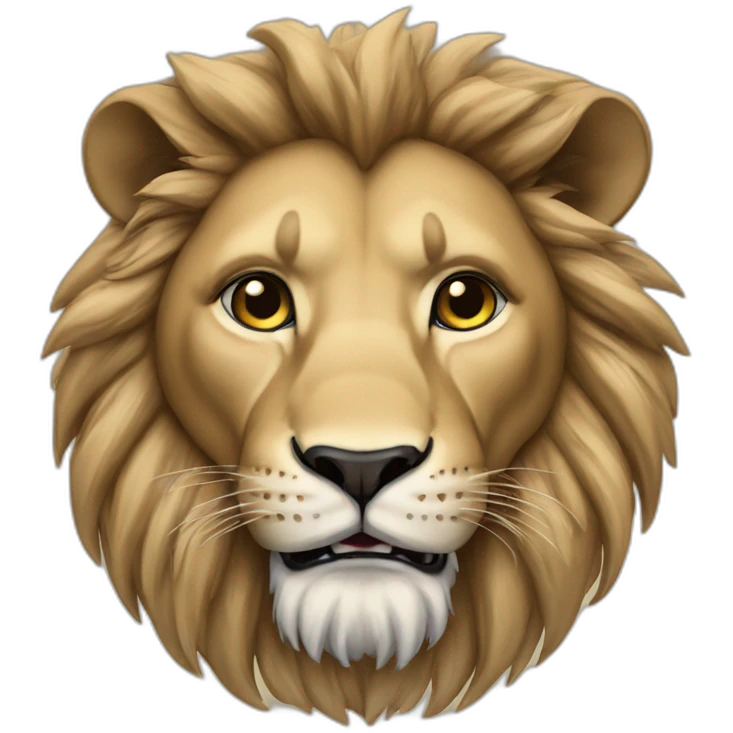 lion in israeli colours emoji