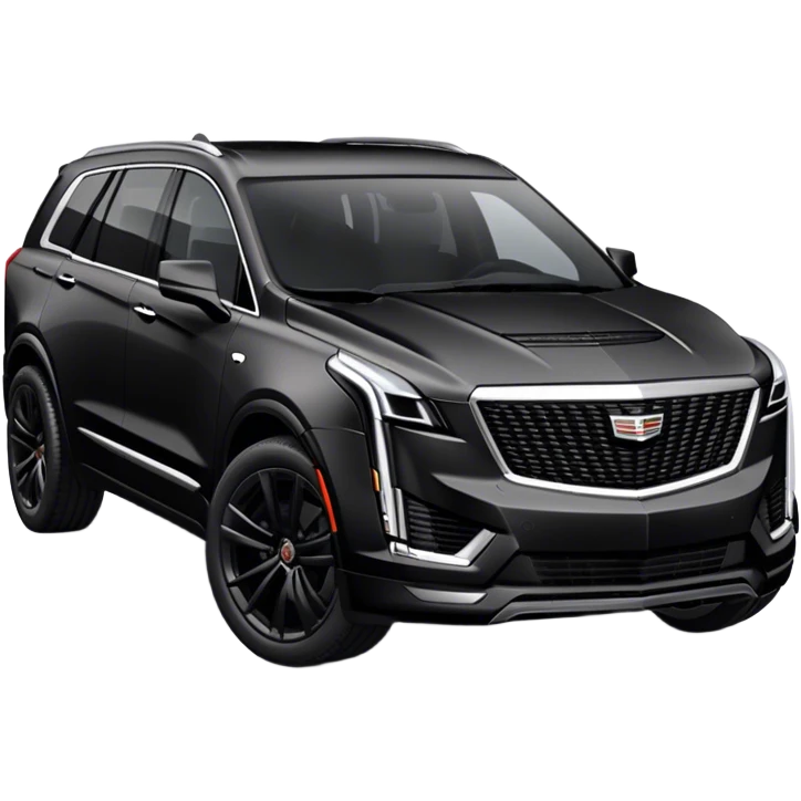 MATTE ALL BLACK CADILLAC XT6  emoji