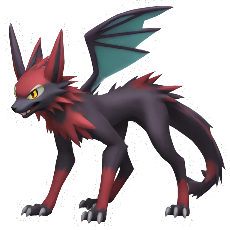 Noivern-Torracat-Zoroark full body emoji