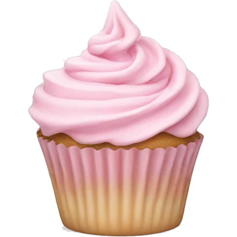 pastel pink Christmas cupcakes  emoji