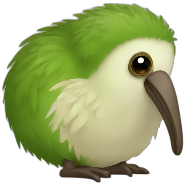 A kiwi bird emoji