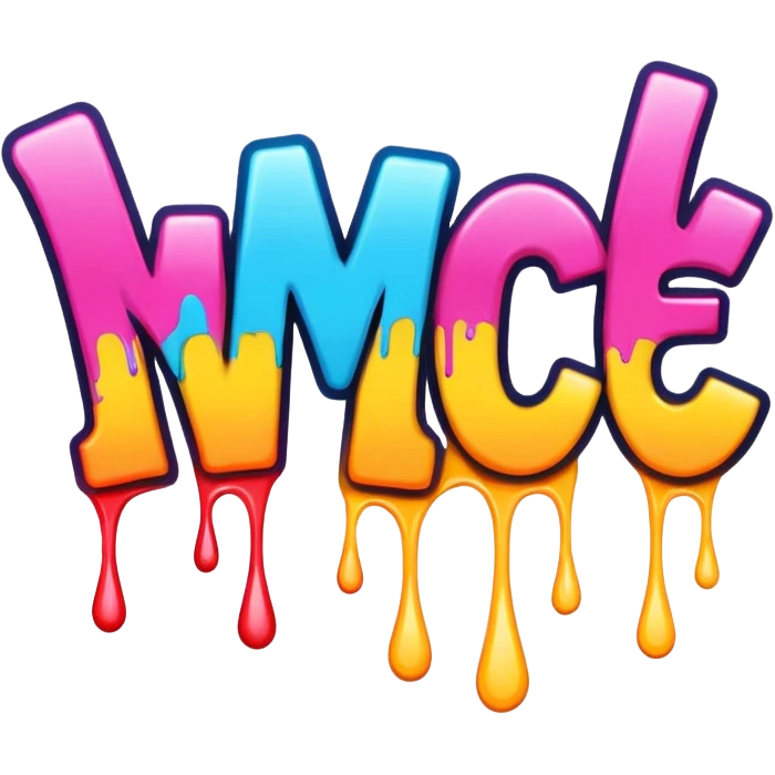 give me graffiti text that says MC  emoji