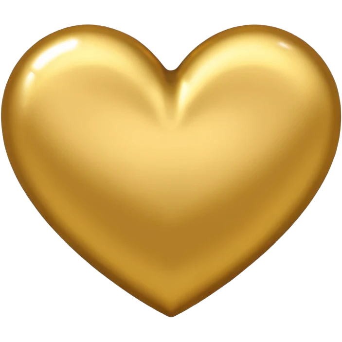 gold heart emoji