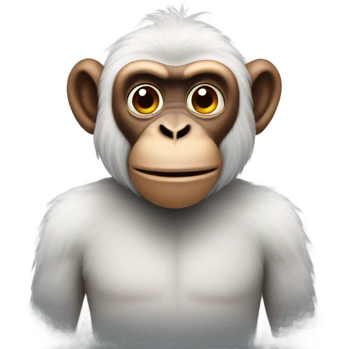 monkey with big feet emoji
