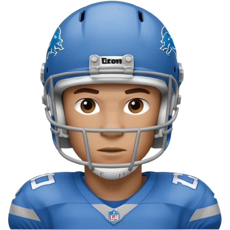 Detroit lions football emoji