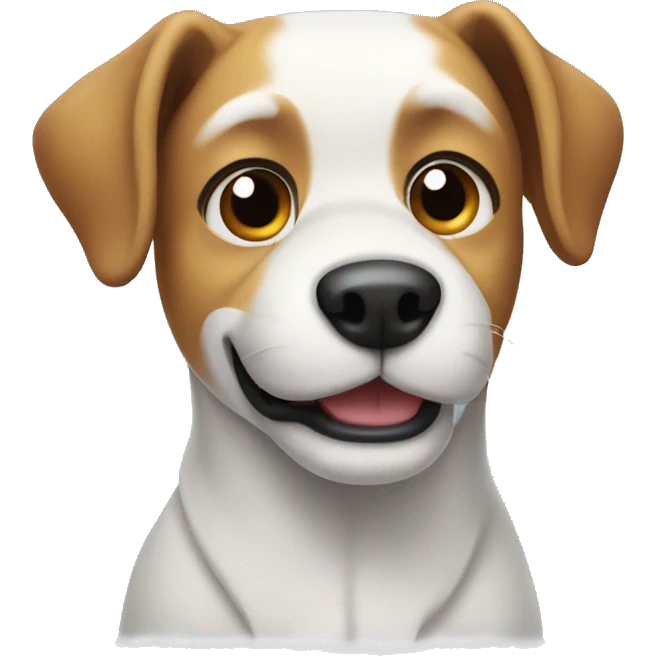 Dog freezing emoji