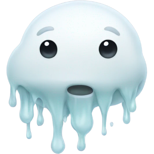 white slime emoji