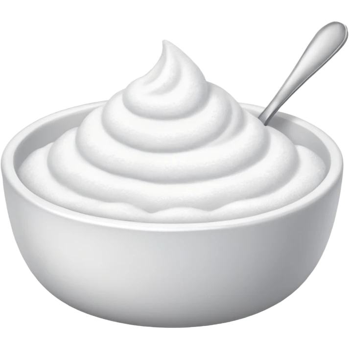 powdered sugar in bowl emoji