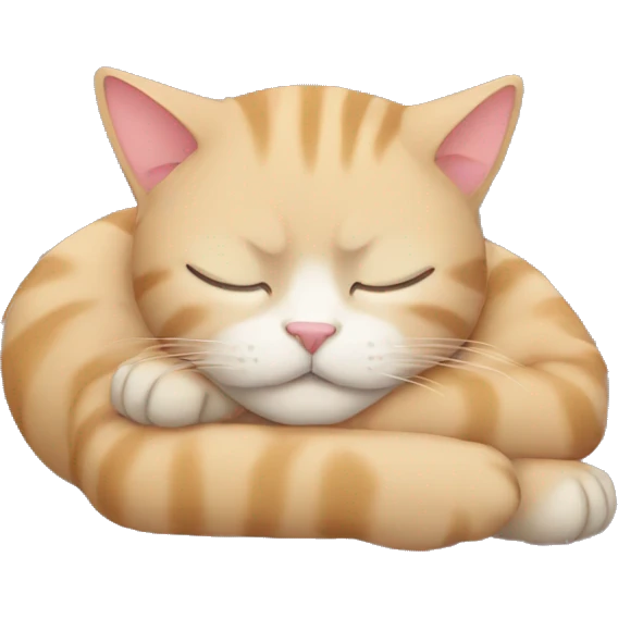 sleeping cat emoji