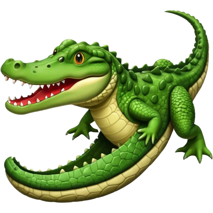 Crocodile wearing crocs  emoji