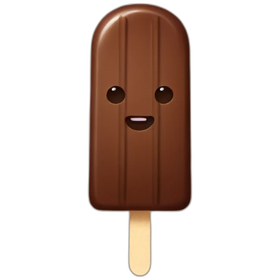 chocolate popsicle emoji