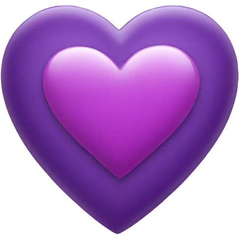 little purple heart emoji