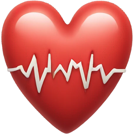 Static heart emoji
