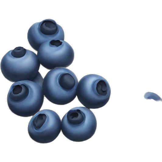 Pancakes with blueberries  emoji