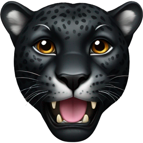 Black jaguar emoji