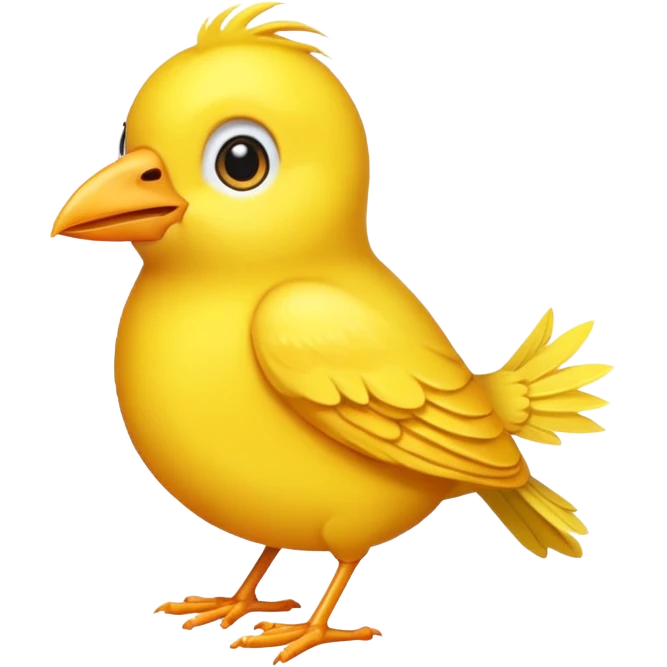 yellow bird emoji