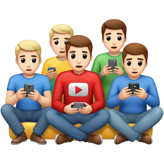 youtube viewers men emoji