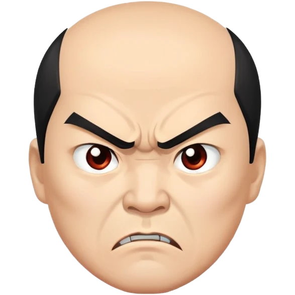 An angry Chinese man  emoji