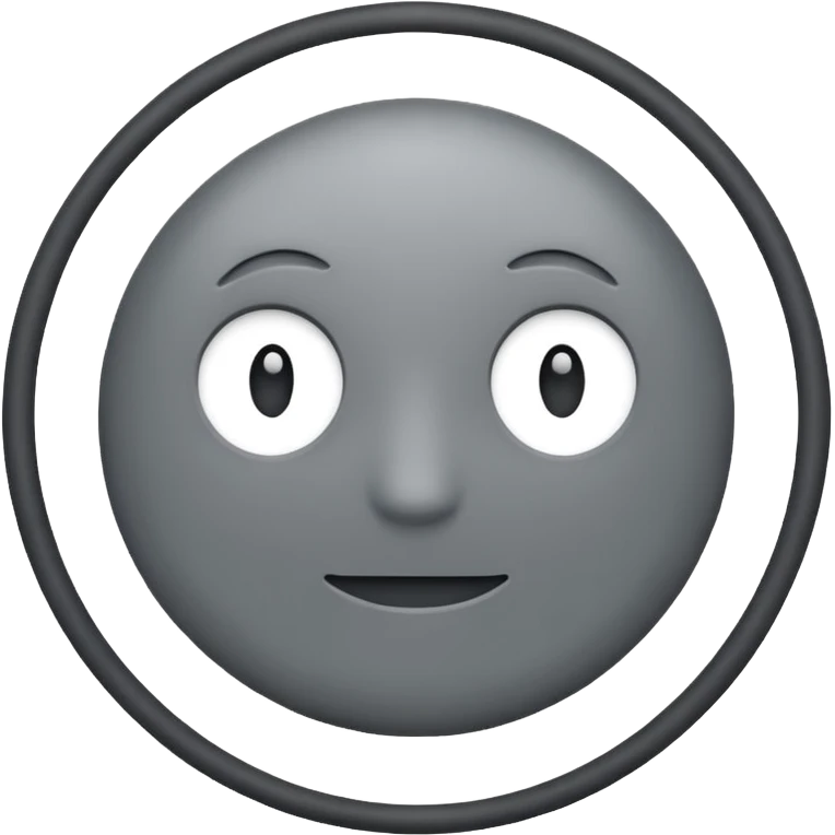 i just want a grey circle emoji from android emoji
