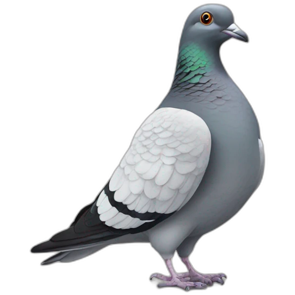 pigeon in sneakers emoji