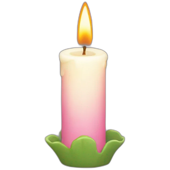 Aesthetic candle emoji