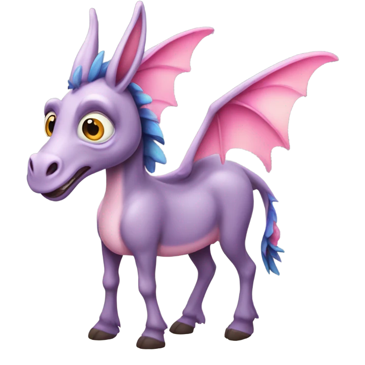 pink donkey dragon  emoji