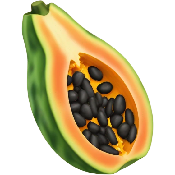 papaya emoji
