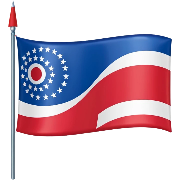 Ohio flag emoji